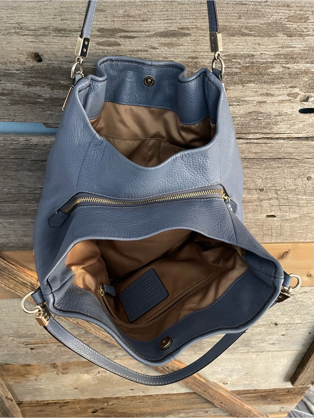 Coach Madison Phoebe Leather Shoulder Bag - Picture 10 of 11
